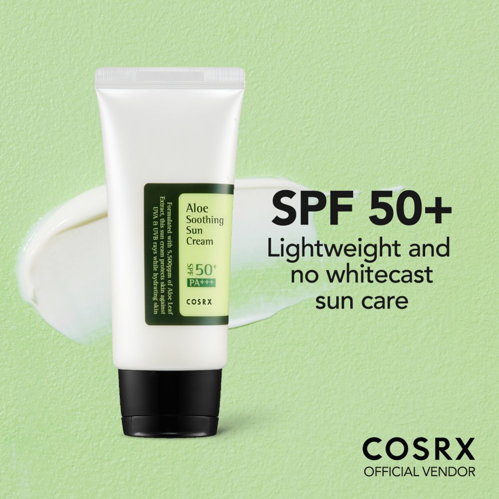 واقي شمس كوزركس بخلاصة الصبار 50مل - Cosrx Aloe Soothing Sun Cream SPF50 50ml - الصورة 3